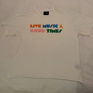 Anthropologie raw hem T-shirt